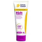 Aero Healthcare CANCER COUNCIL SPF50+ Kids Sunscreen Tube 110mL (Carton of 24 Tube/1)